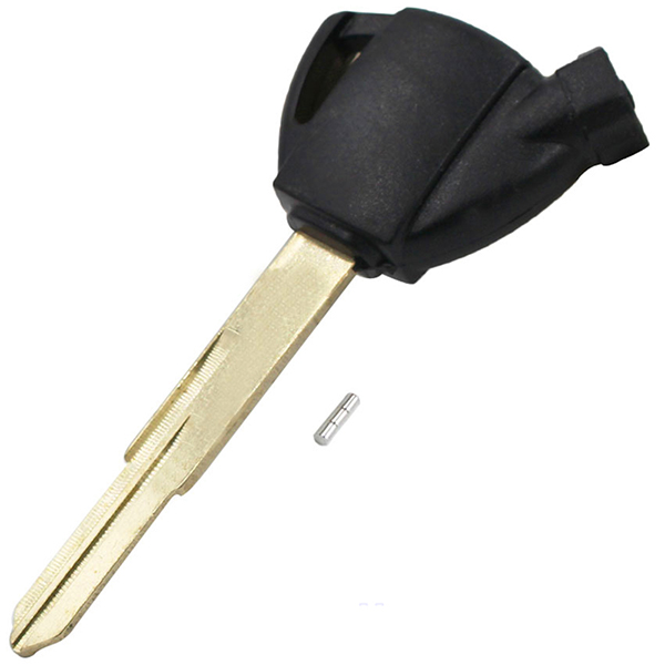LLAVE MOTO SUZUKI BURGMAN NEGRA CON HABIT. IMAN LATERA. PERFIL SZ14